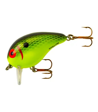 Bomber Shallow A | Chartreuse / Black Scales