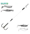 Fluorokarbonist stingerid "Balzer Hardmono Stinger Rig"