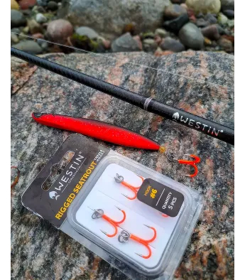 Kolmikkonksud Westin Rigged Seatrout UV Orange