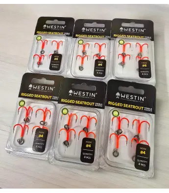 Kolmikkonksud Westin Rigged Seatrout UV Orange