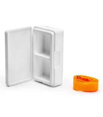 Sääsevastsete ja tõukude karp kahe lahtriga