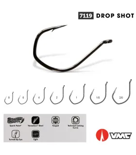 Drop Shot konksud VMC 7119 BN Light Dropshot
