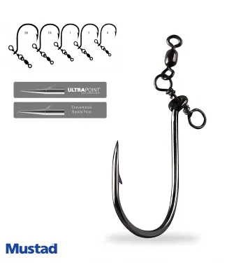 Mustad Ultrapoint No-Twist Drop-shot konksud