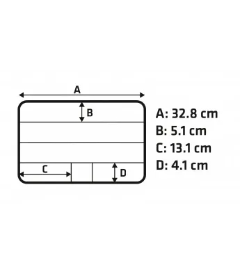 Ühepoolne karp "Asseri" 35,5 x 23 x 5 cm
