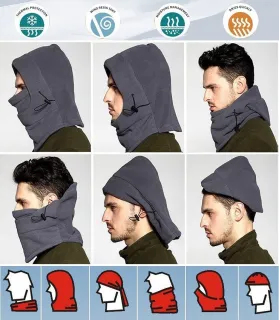 Talvine multifunktsionaalne peakate