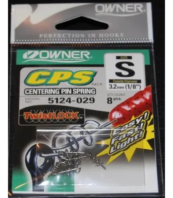 Kummilantide otsakruvi Owner Centering Pin Spring (CPS)