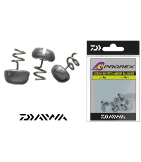 Kummilantide lisaraskus "Daiwa Prorex Screw-In Weight Balancer"