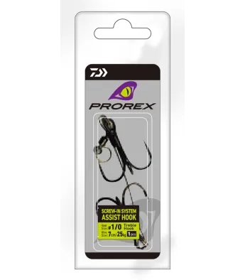 Kummilantide rakendus "Daiwa Prorex Screw-In Assist Hook"