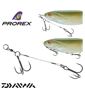 Kummilantide rakendus "Daiwa Prorex Screw-In Assist Hook"