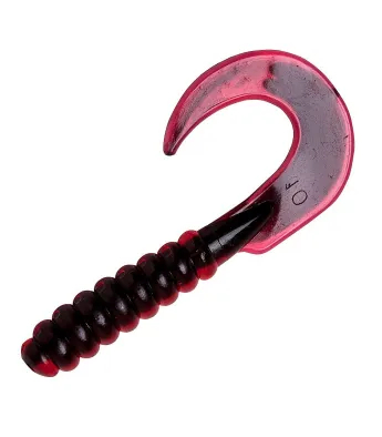 YUM Walleye Grub | Red Bloodline