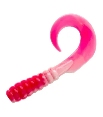 YUM Walleye Grub | Pink Blush