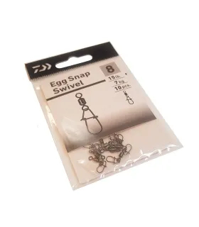 Landilõks Daiwa "Egg Snap Swivel"