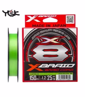 YGK X-Braid Braid Cord X8 nöör