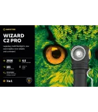 Pea- ja taskulamp Armytek Wizard C2 Pro Magnet USB