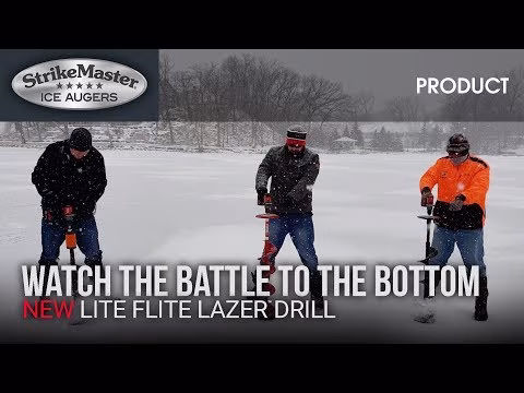 Jääpuur StrikeMaster Lite-Flite Lazer 200mm (akutrellile) video